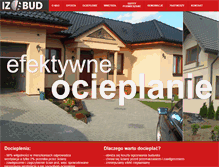 Tablet Screenshot of izo-bud.pl
